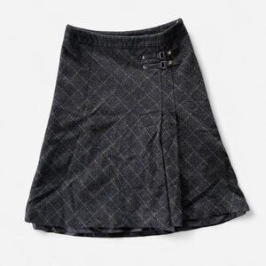 Yetts (Korean brand) vintage wool plaid skirt - size medium